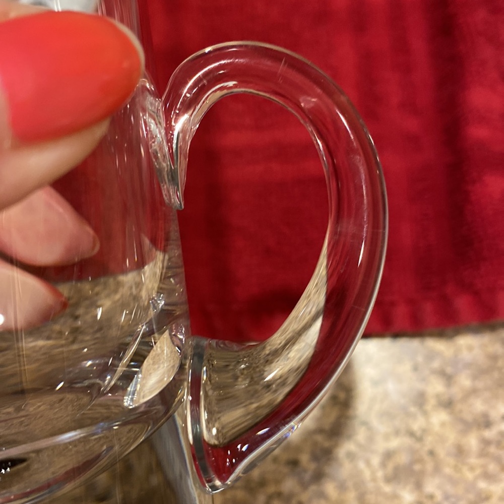 NWT 2 Krosno Poland Crystal Handled Glasses - Picture 14 of 17